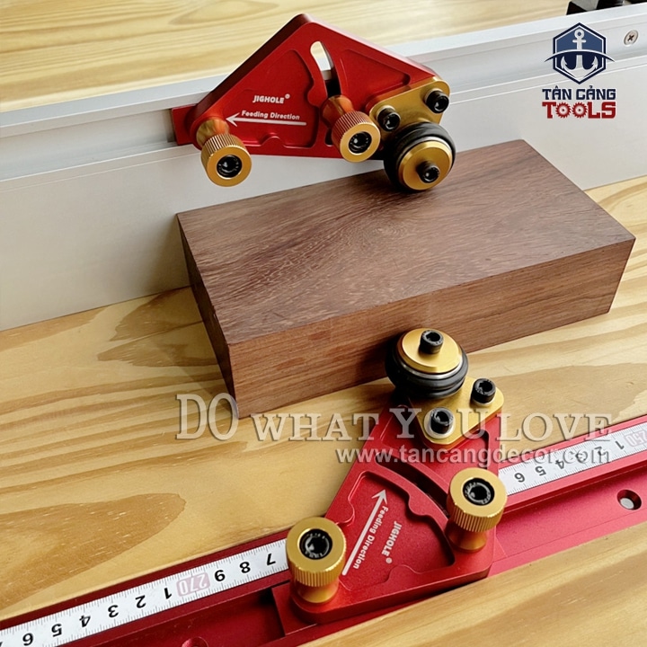 2 Bộ Cử Chặn Gỗ Và Dẫn Hướng Trên Cưa Bàn, Bàn Phay Jighole - Mẫu 1 - Ảnh 7