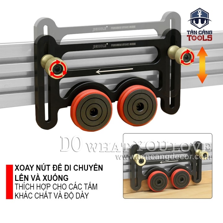 Bộ Cử Chặn Gỗ Và Dẫn Hướng Trên Cưa Bàn, Bàn Phay Jighole - Mẫu 2 - Ảnh 3