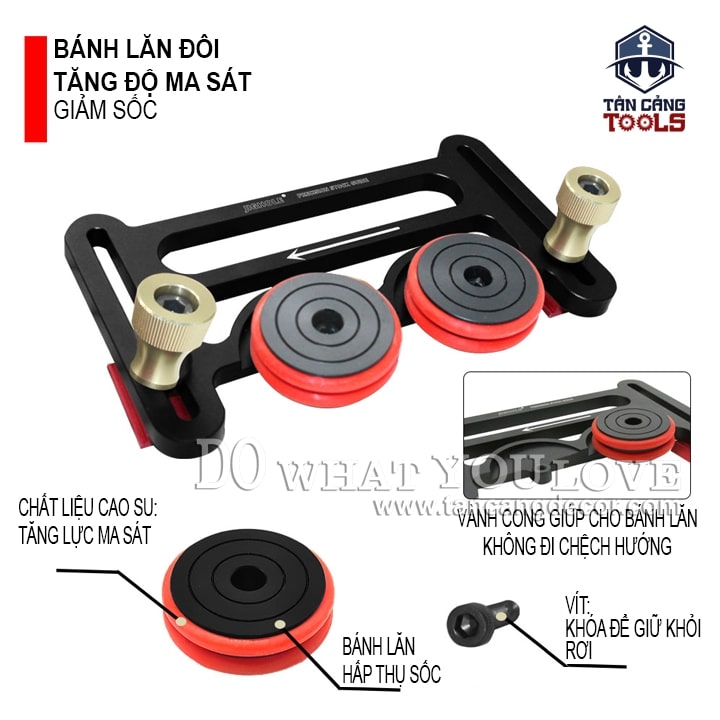 Bộ Cử Chặn Gỗ Và Dẫn Hướng Trên Cưa Bàn, Bàn Phay Jighole - Mẫu 2 - Ảnh 4