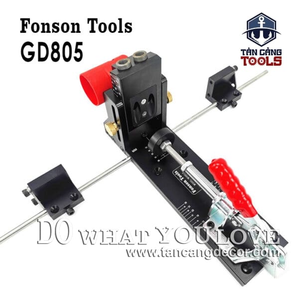 Bộ Cử Khoan Chéo Fonson Tools GD805 Kèm Thu Bụi
