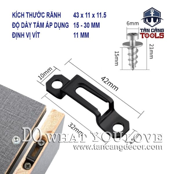 50 Bộ Vít Âm Liên Kết - Dạng 1 Chiều