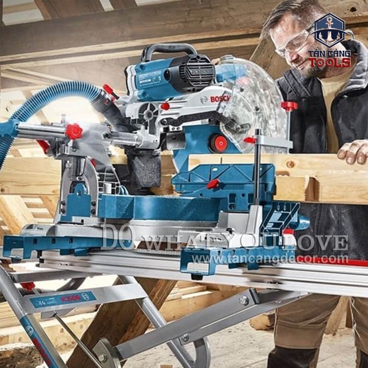Máy Cưa Cắt Đa Góc Trục Trượt Bosch GCM 12 SDE ( Có Điều Tốc ) - Ảnh 10