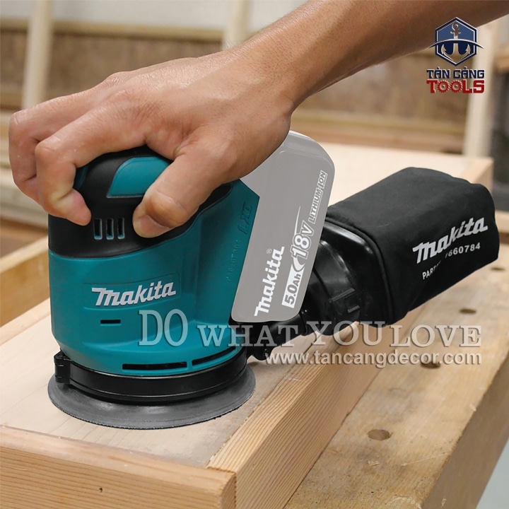 Máy Chà Nhám Tròn Dùng Pin Makita 18V DBO180Z ( Thân Máy ) - Ảnh 6
