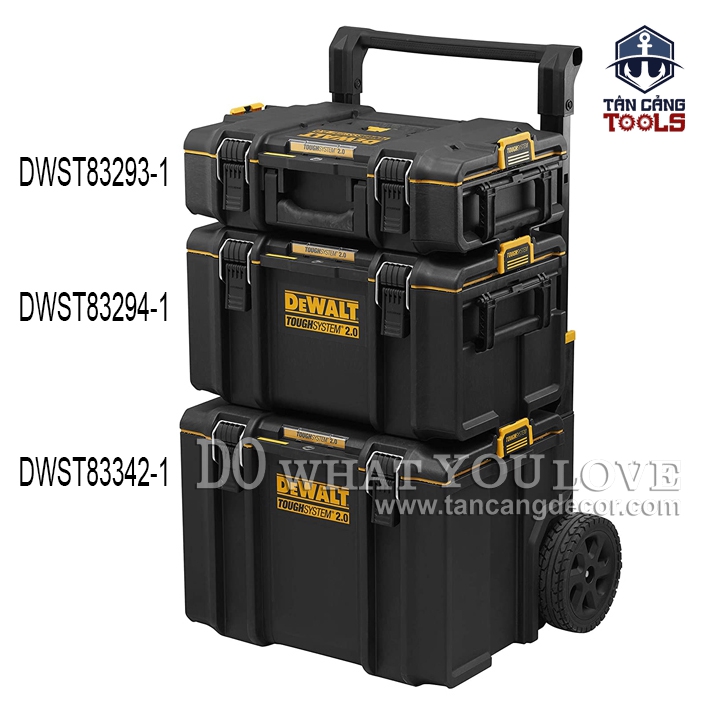 Thùng Đựng Đồ Nghề DeWalt DWST83342-1 ToughSystem 2.0 Chuẩn IP65 - Ảnh 7