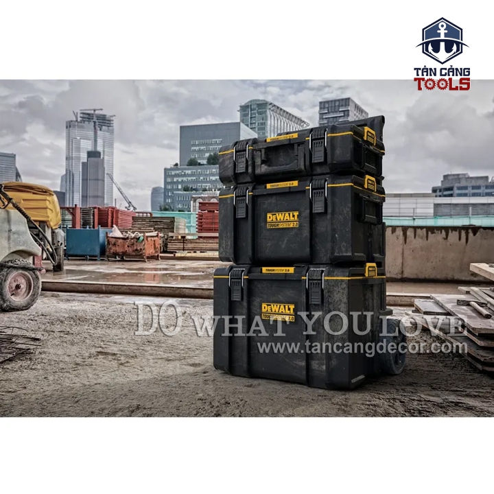 Thùng Đựng Đồ Nghề DeWalt DWST83342-1 ToughSystem 2.0 Chuẩn IP65 - Ảnh 9