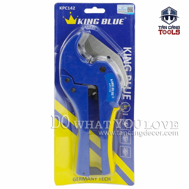 Dao Cắt Ống Nhựa PVC 42mm Kingblue KPC142 ( Tay Cầm Thép - Bọc Su ) - Ảnh 4