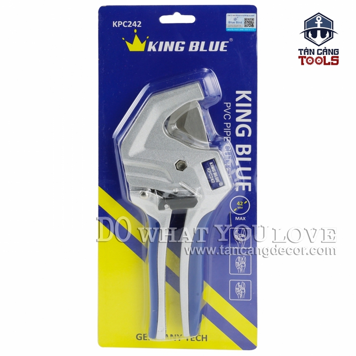 Dao Cắt Ống Nhựa PVC 42mm Kingblue KPC242 ( Tay Cầm Hợp Kim Nhôm ) - Ảnh 4