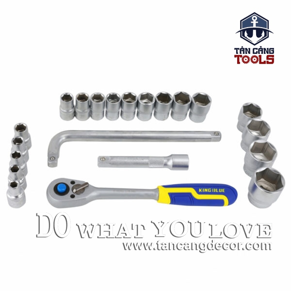 Alternative view of Bộ Tuýp Cần Siết Tự Động 1/2 Inches 21 Chi Tiết Kingblue KLG-21