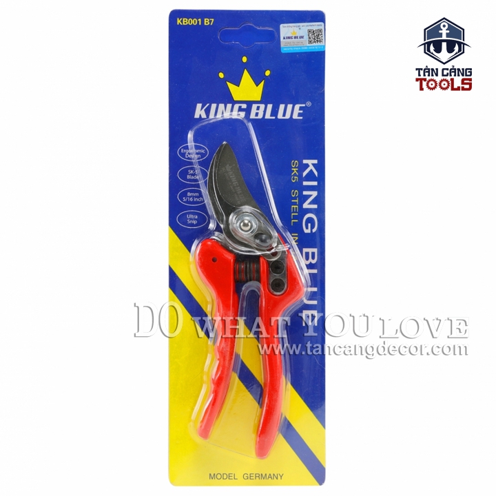 Kéo Cắt Cành Cây 180 mm Kingblue KB001-B7 - Ảnh 5