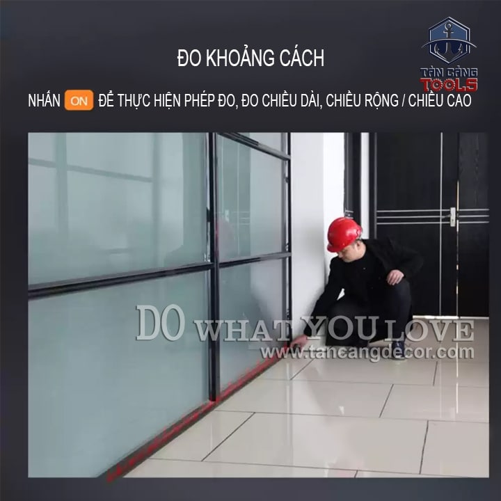 Thước Đo Khoảng Cách Điện Tử 50 Mét Komax K-50 ( Nhiều Tính Năng ) - Ảnh 12