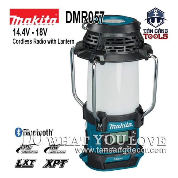 Đèn Led Kết Hợp Radio Và Cổng Sạc Dùng Pin Makita 18V DMR057 ( Thân Máy )