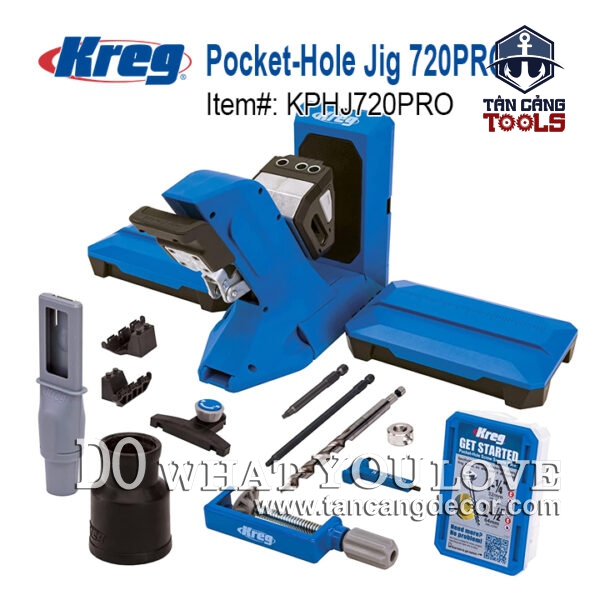 Combo Khoan Chéo Kreg Pocket Hole Jig 720PRO