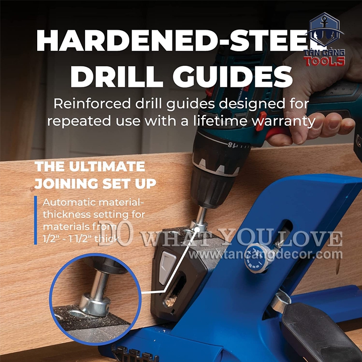 Combo Khoan Chéo Kreg Pocket Hole Jig 720PRO - Ảnh 2