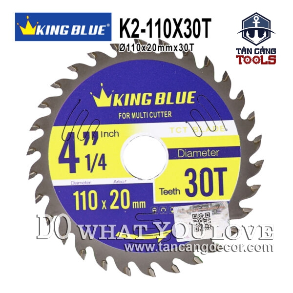 Lưỡi Cưa Đa Năng 110 x 20 mm x 30T Kingblue K2-110X30T