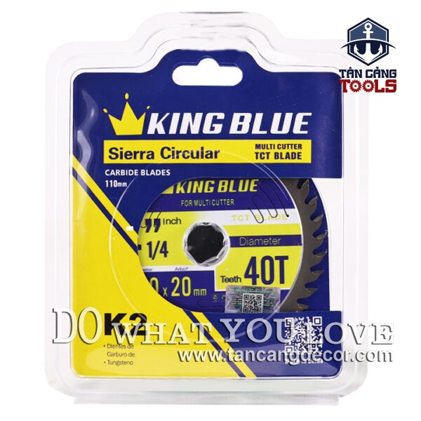 Alternative view of Lưỡi Cưa Đa Năng 110 x 20 mm x 40T Kingblue K2-110X40T