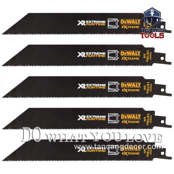 Alternative view of Lưỡi Cưa Kiếm Kim Loại 20.3 cm x 18TPI Dewalt DT99552- 1 Lưỡi ( Tách Vĩ )