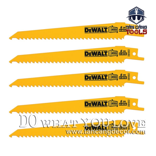 Alternative view of Lưỡi Cưa Kiếm Gỗ 15.2 cm x 6TPI Dewalt DW4802- 1 Lưỡi ( Tách Vĩ )