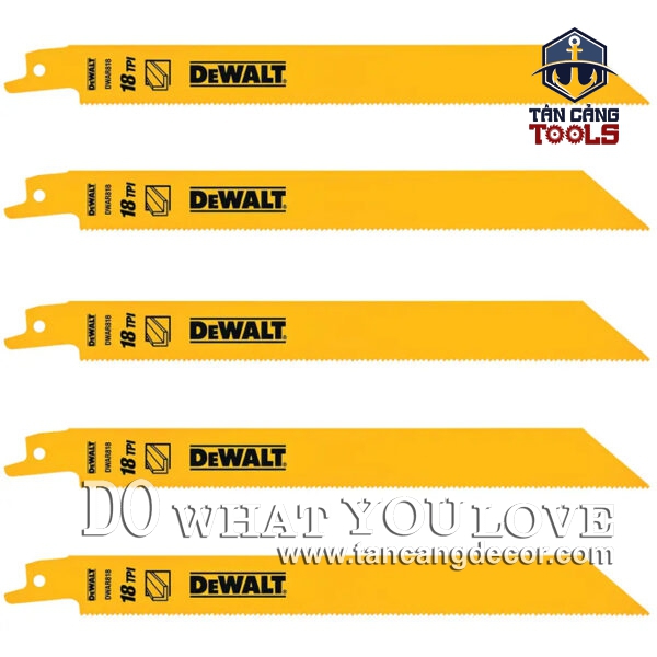 Alternative view of Lưỡi Cưa Kiếm Kim Loại 20.3 cm x 18TPI Dewalt DW4821- 1 Lưỡi ( Tách Vĩ )