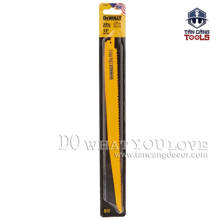 Lưỡi Cưa Kiếm Gỗ 305 cm x 5/8TPI Dewalt DW4849- 1 Lưỡi ( Tách Vĩ ) - Ảnh 3