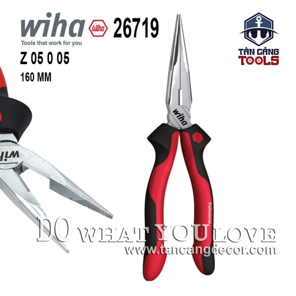 Kìm Nhọn 160 mm Wiha 26719