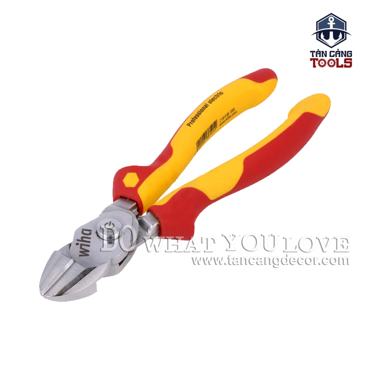 Kìm Cắt Cộng Lực Cách Điện 1000V 200 mm Wiha 38191 ( Trang Bị Nút Bấm Tăng Lực Gấp 2 Lần ) - Ảnh 3