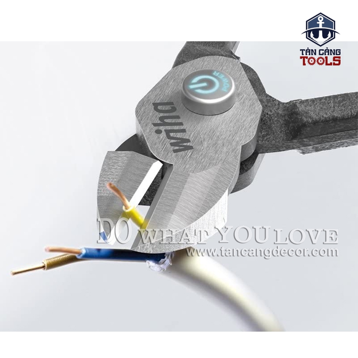 Kìm Cắt Cộng Lực Cách Điện 1000V 200 mm Wiha 38191 ( Trang Bị Nút Bấm Tăng Lực Gấp 2 Lần ) - Ảnh 7