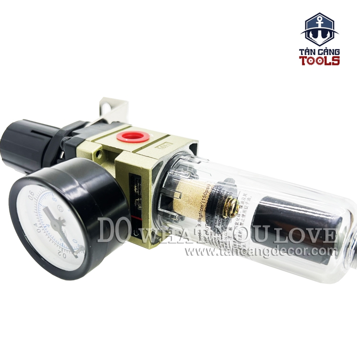 Bộ Lọc Nước Đơn Dành Cho Máy Nén Khí Jiaxin AW2000-02D ( Xả Nước Tự Động ) - Ảnh 5