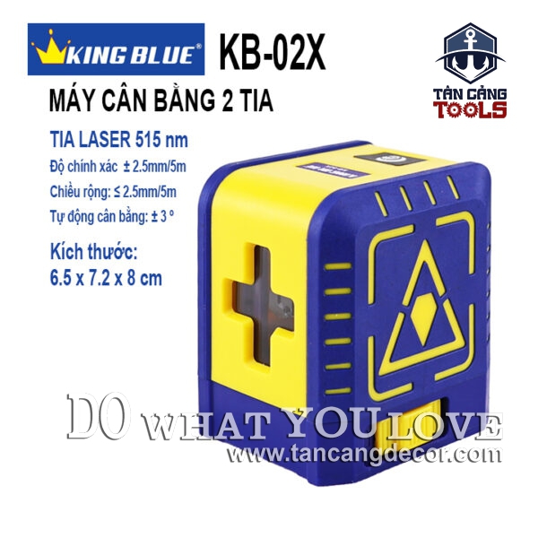Máy Cân Bằng Lazer 2 Tia Xanh Kingblue KB-02X