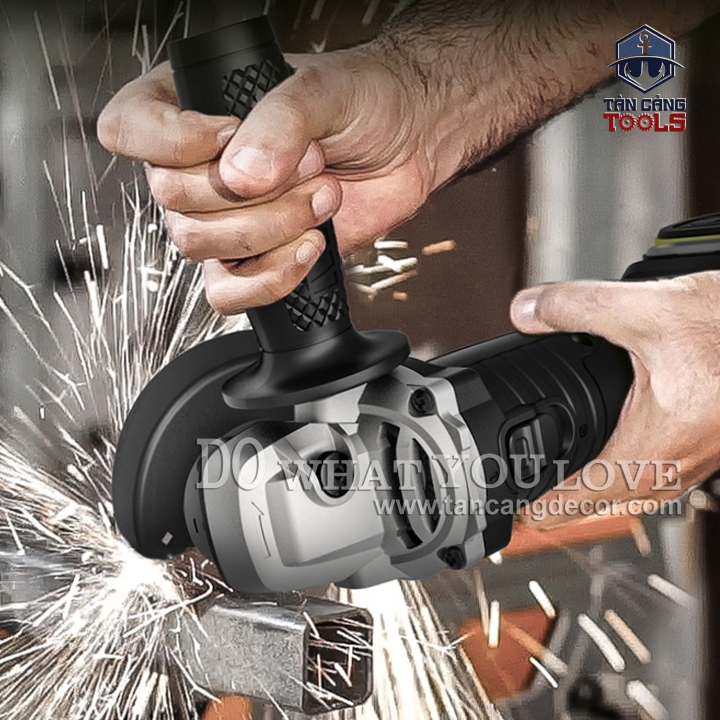 Combo Máy Mài Góc 100 mm Dùng Pin 20V Worx WU808.9 ( Thân Máy, Pin 4.0ah, Sạc Nhanh, Hộp Giấy ) - Ảnh 4