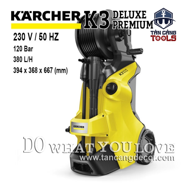 Máy Xịt Rửa Xe Cao Áp Karcher K3 Deluxe Premium 1600W