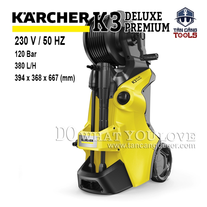 Máy Xịt Rửa Xe Cao Áp Karcher K3 Deluxe Premium 1600W