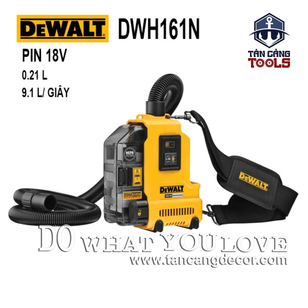 Phụ Kiện Hút Bụi Dùng Pin 18V Cho Máy Khoan Dewalt DWH161N-XJ ( Chưa Bao Gồm Pin, Sạc )