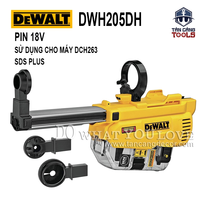 Phụ Kiện Hút Bụi Cho Máy Khoan Dewalt DWH205DH-KR ( Sử Dụng Với DCH263 )