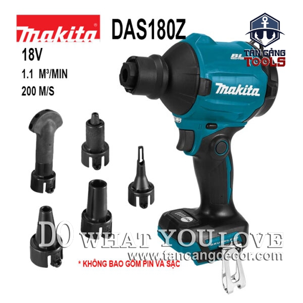 Máy Thổi Dùng Pin Makita 18V DAS180Z ( Thân Máy )