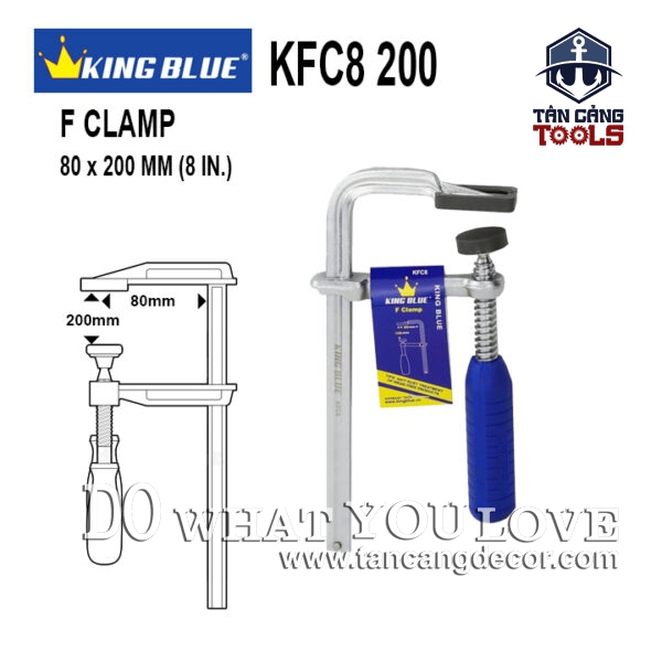 Cảo F 80 x 200 mm Kingblue KFC8 200