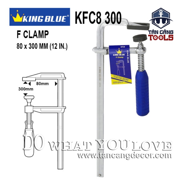Cảo F 80 x 300 mm Kingblue KFC8 300