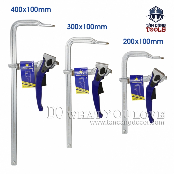 Cảo F Kẹp Nhanh 100 x 300 mm Kingblue KFCN10 300 - Ảnh 5