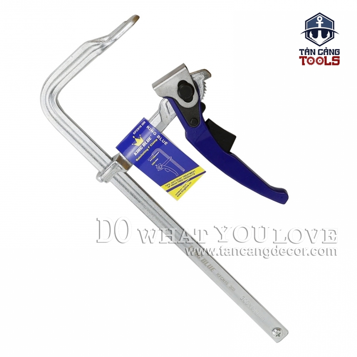Cảo F Kẹp Nhanh 100 x 300 mm Kingblue KFCN10 300 - Ảnh 2