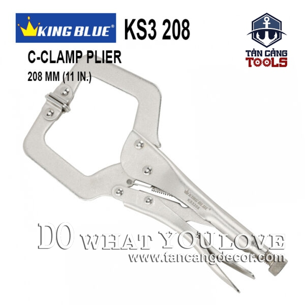 Kẹp Nhanh C Độ Mở 8 cm Kingblue KS3 208