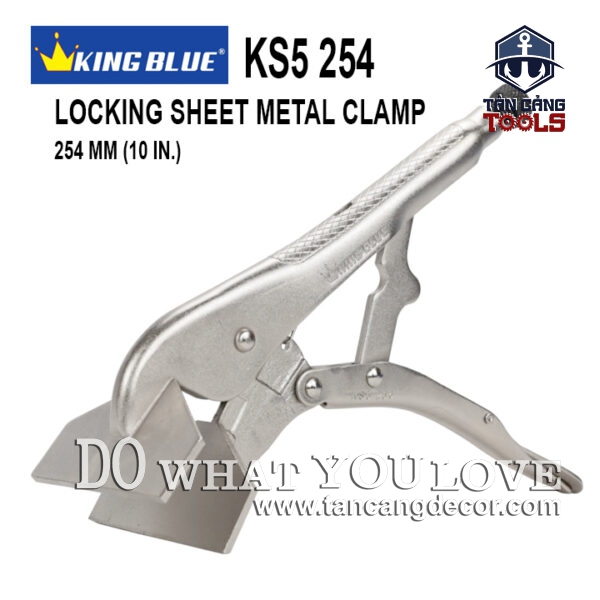 Kẹp Nhanh Đầu Dẹp 9 cm Kingblue KS5 254