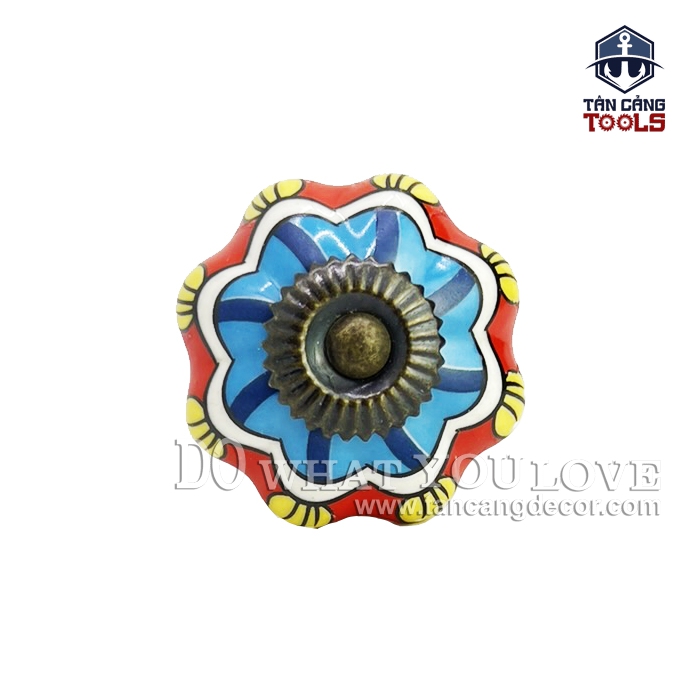 Tay Nắm Sứ Cổ Điển 17 - KT : 4.2cm - Ảnh 2