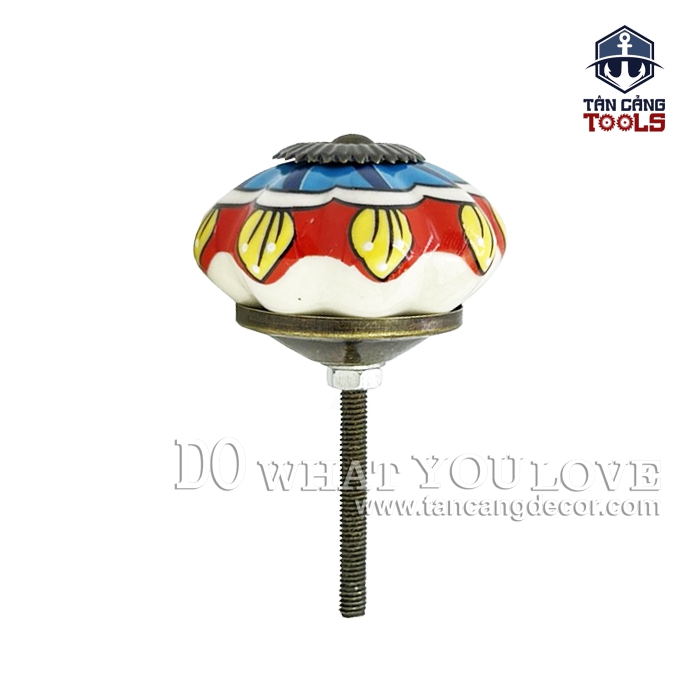 Tay Nắm Sứ Cổ Điển 17 - KT : 4.2cm - Ảnh 3