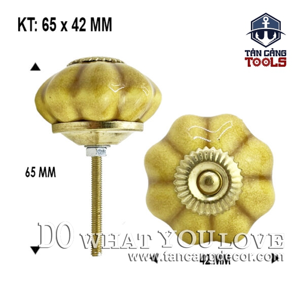Tay Nắm Sứ Cổ Điển 19 - KT : 4.2cm