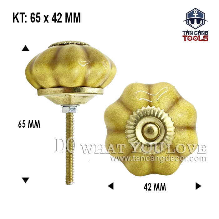 Tay Nắm Sứ Cổ Điển 19 - KT : 4.2cm