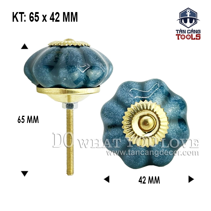 Tay Nắm Sứ Cổ Điển 20 - KT : 4.2cm