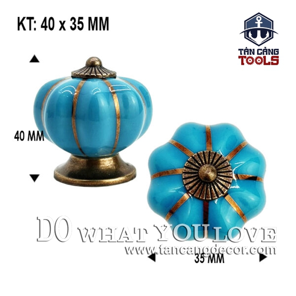 Tay Nắm Sứ Cổ Điển 22 - KT : 3.5cm