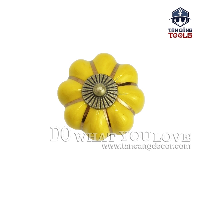 Tay Nắm Sứ Cổ Điển 23 - KT : 3.5cm - Ảnh 2