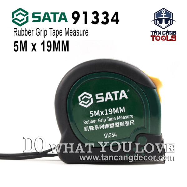 Thước Cuộn Thép 5.0 M Sata 91334