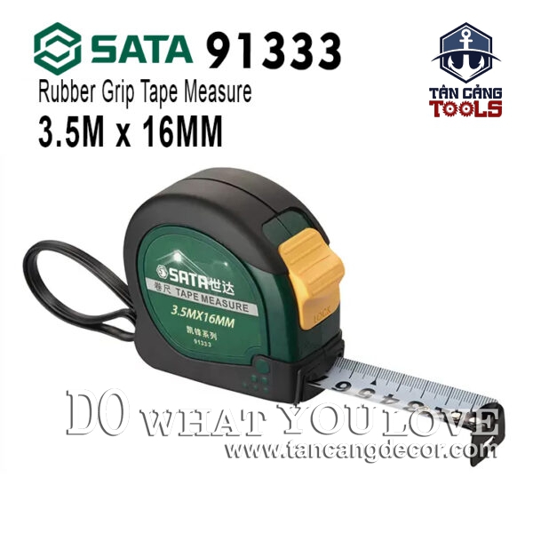 Thước Cuộn Thép 3.5 M Sata 91333