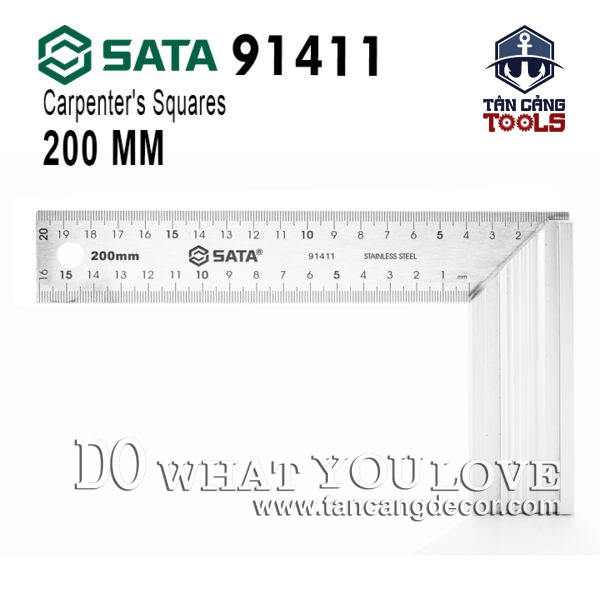 Thước Eke Vuông 20 cm Sata 91411